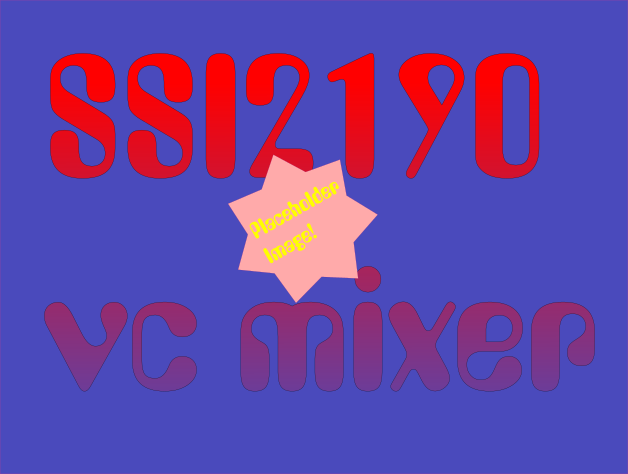 ssi2190 6 channel vc mixer